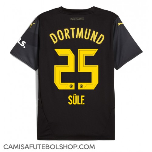 Camisa de time de futebol Borussia Dortmund Niklas Sule #25 Replicas 2º Equipamento 2024-25 Manga Curta